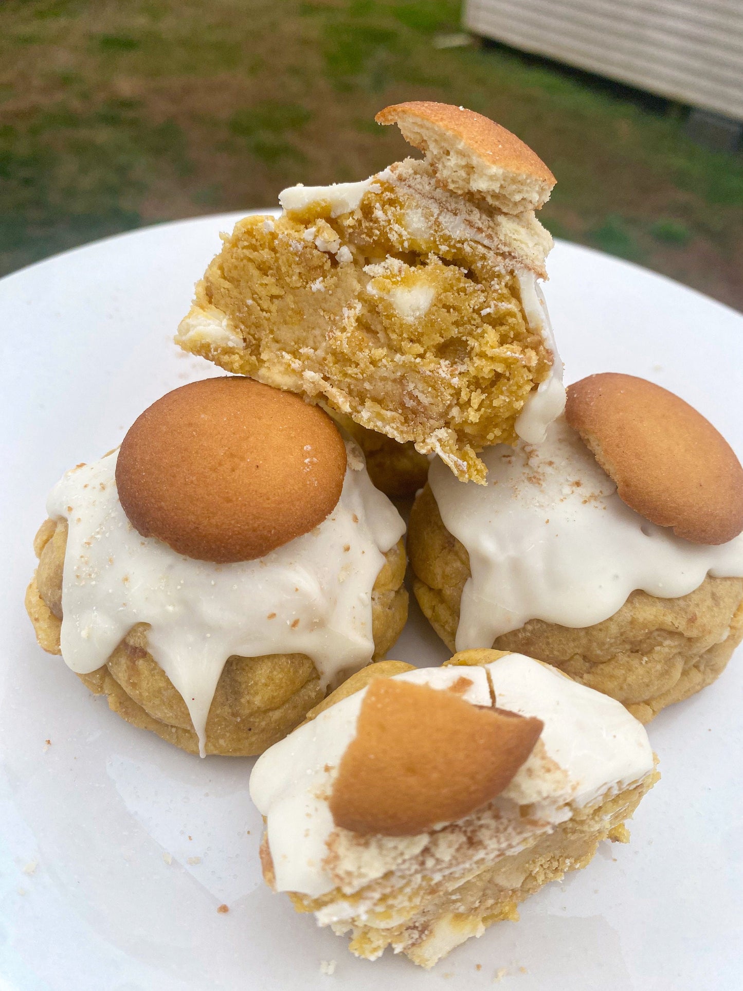 Banana Pudding Stuffed Cookie Recipe: New York Style Giant Cookie (Digital Download)
