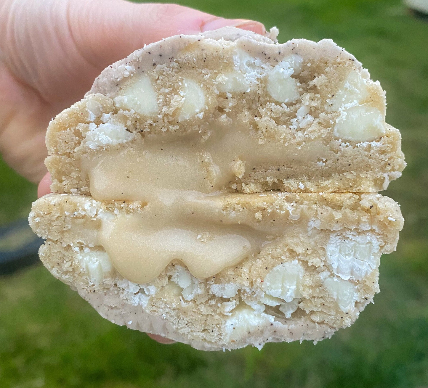 Stuffed White Chocolate Mocha Cookie Recipe: New York Style (Digital Download)