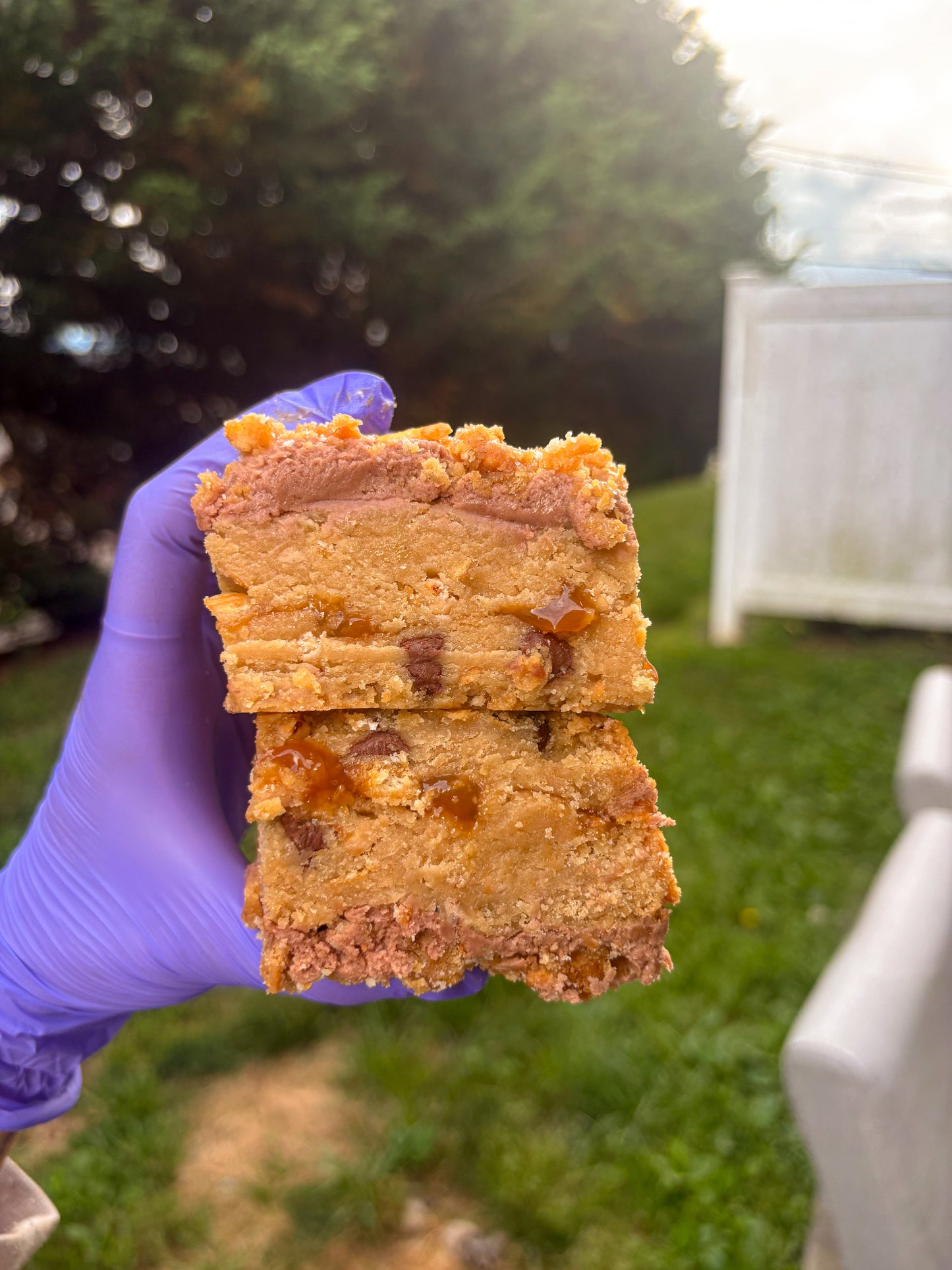 Salted Caramel Kitchen Sink Cookie Bar Recipe