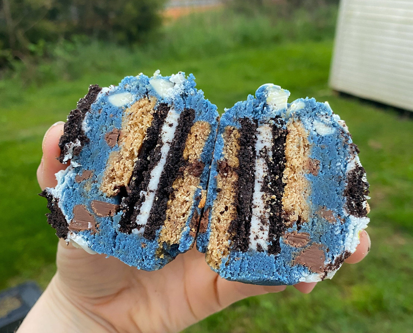 Cookie Monster Stuffed Cookie Recipe: Thick New York Style (Digital Download)