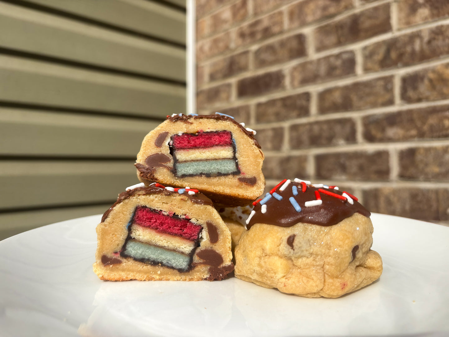 Tuxedo Cake Cookie Recipe (Free modification to the Vanilla Chai Cookie Recipe)
