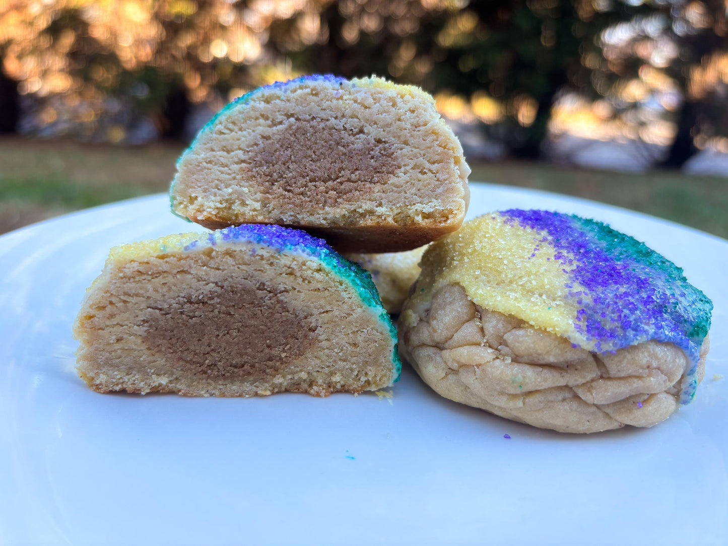 Gourmet King Cake Stuffed Cookie Recipe (Digital) Mardi Gras RECIPE