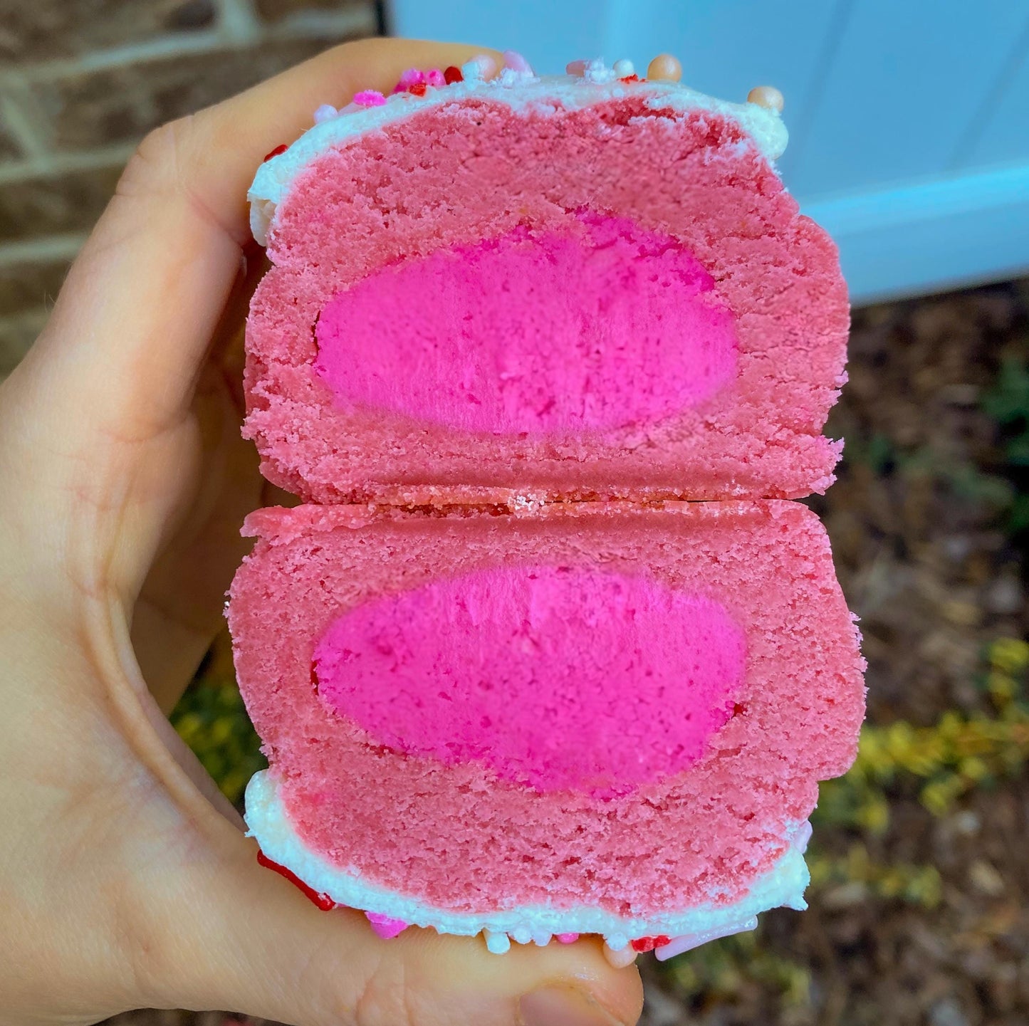 Stuffed Strawberry Pink Velvet Cookie Recipe: New York Style (Digital Download)