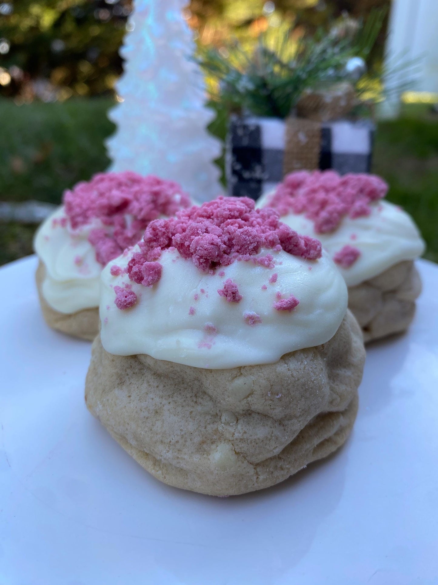 Stuffed White Chocolate Raspberry Cookie Recipe: New York Style (Digital Download)