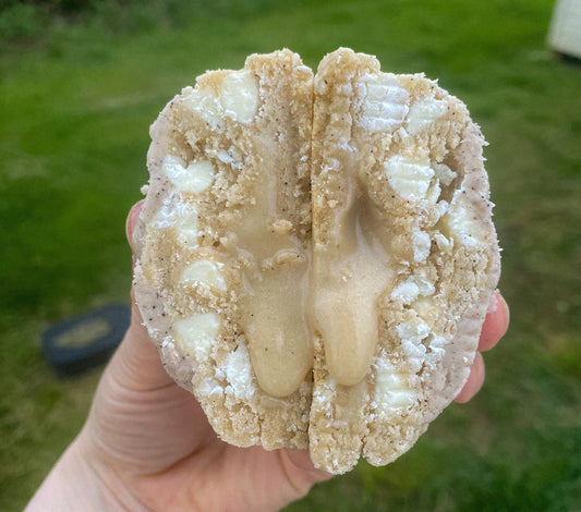 Stuffed White Chocolate Mocha Cookie Recipe: New York Style (Digital Download)