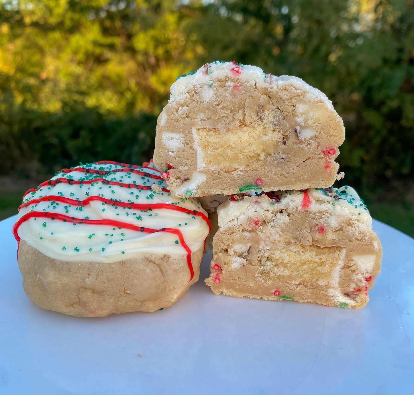 Christmas Tree Cake Stuffed Cookie Recipe: Gourmet New York Style (Digital Download)