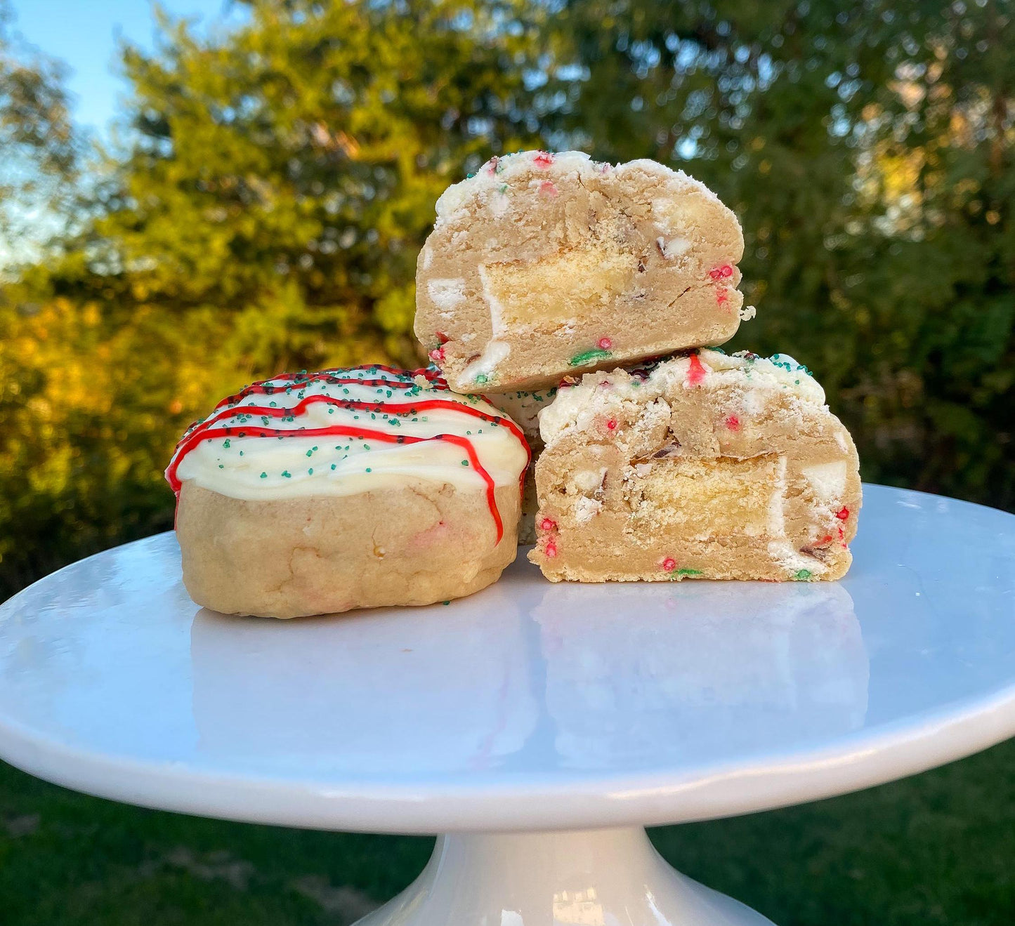 Christmas Tree Cake Stuffed Cookie Recipe: Gourmet New York Style (Digital Download)