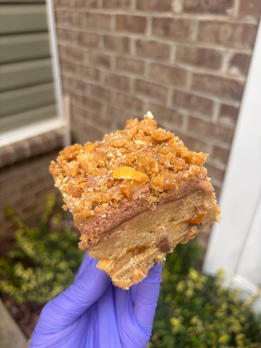 Salted Caramel Kitchen Sink Cookie Bar Recipe