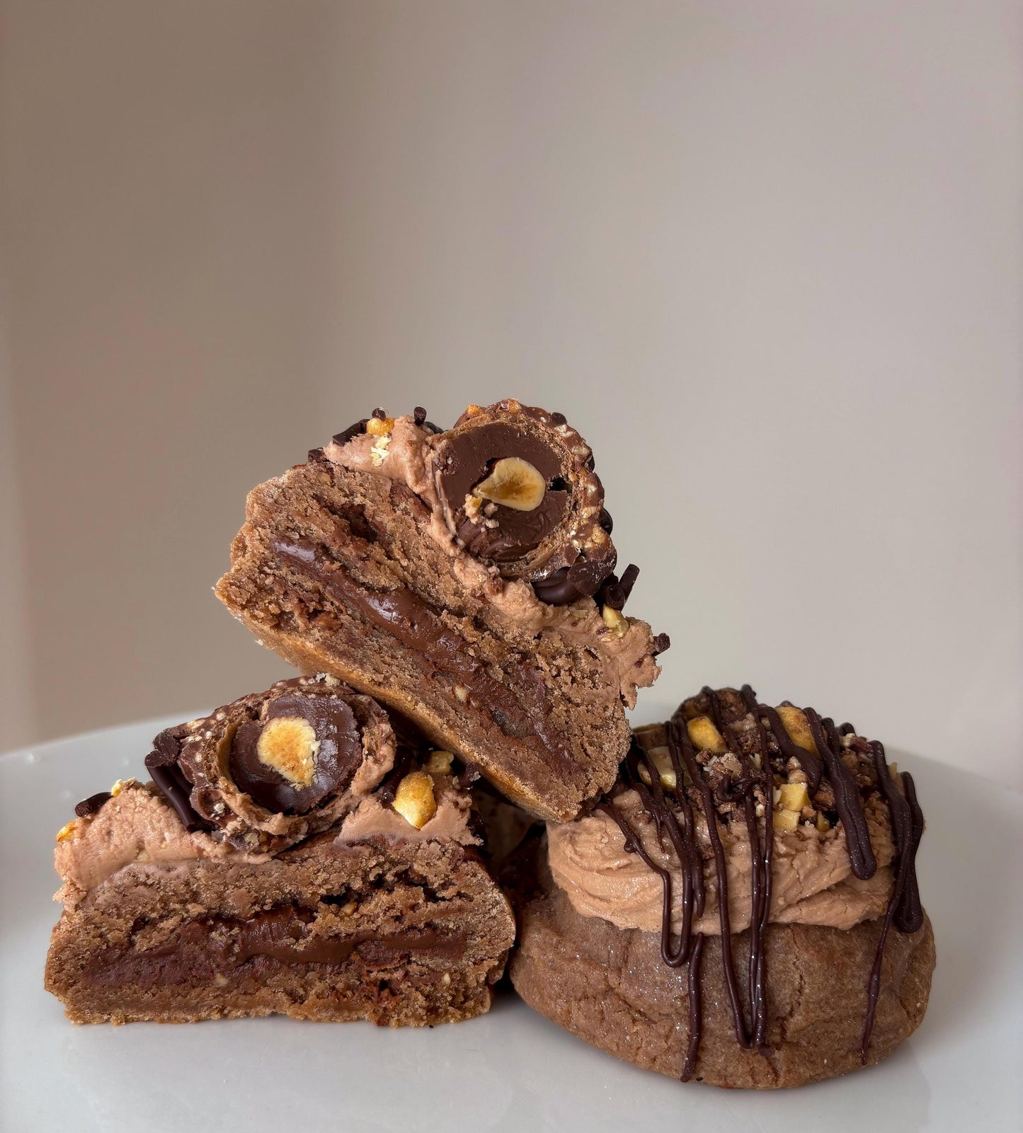 Ferrero Rocher Stuffed Cookie RECIPE: Gourmet New York Style (Digital Download)