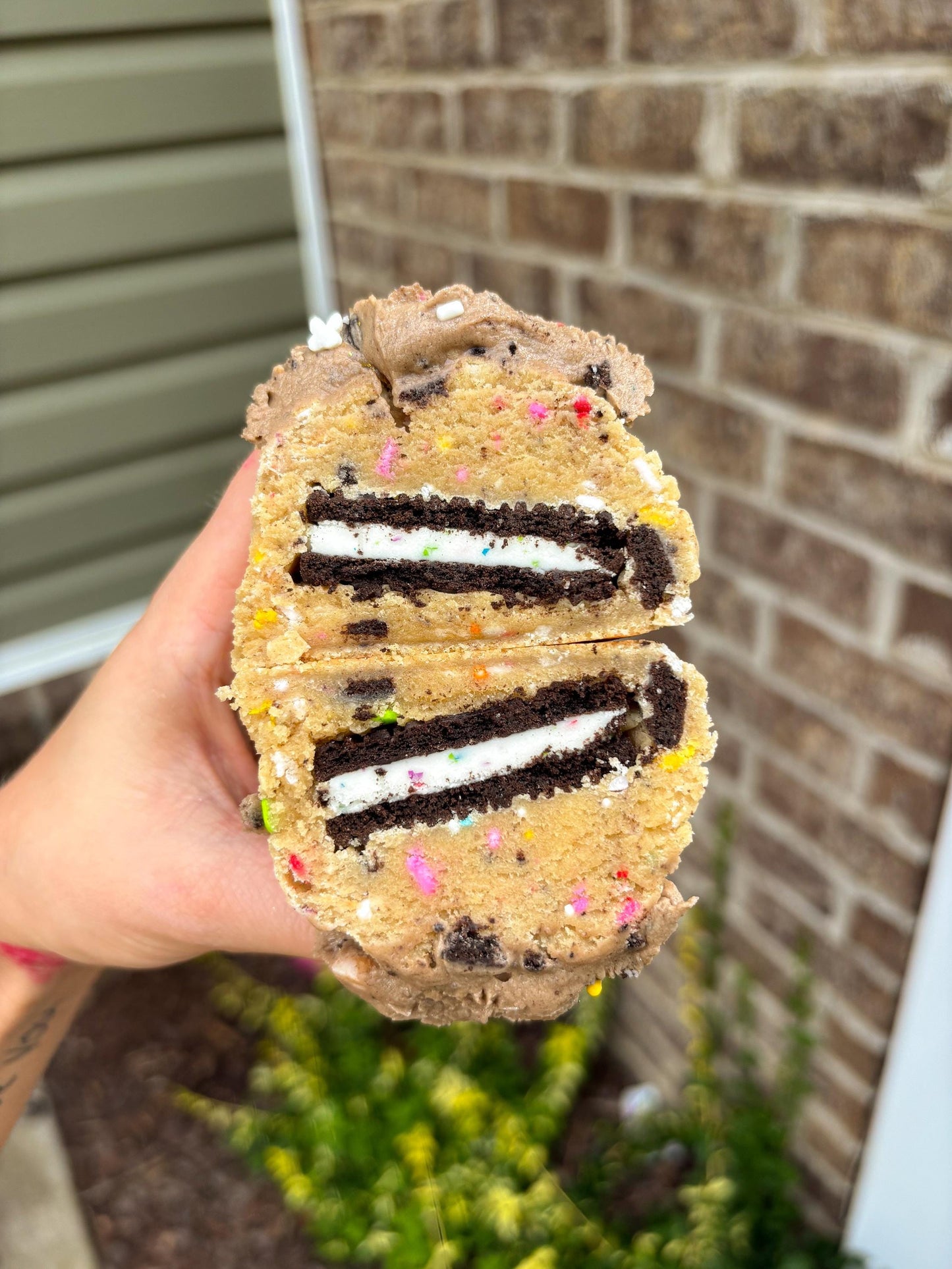 Stuffed Oreo Birthday Cake Cookie Recipe: New York Style (Digital Download)