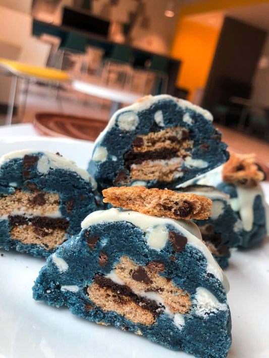 Cookie Monster Stuffed Cookie Recipe: Thick New York Style (Digital Download)