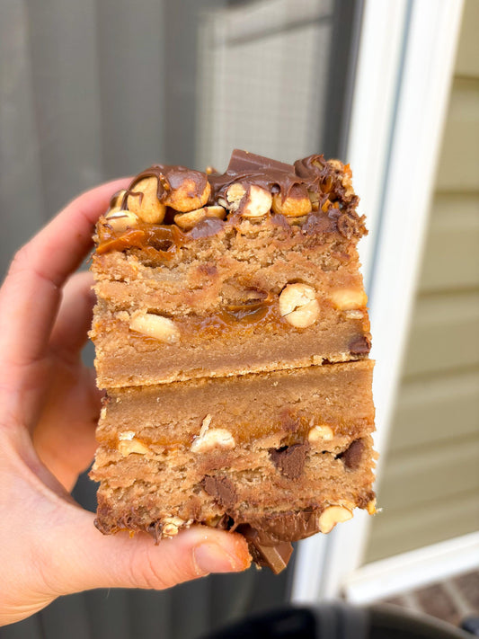 Snickers Cookie Bar Recipe: Gourmet Stuffed Cookies (Digital Download)