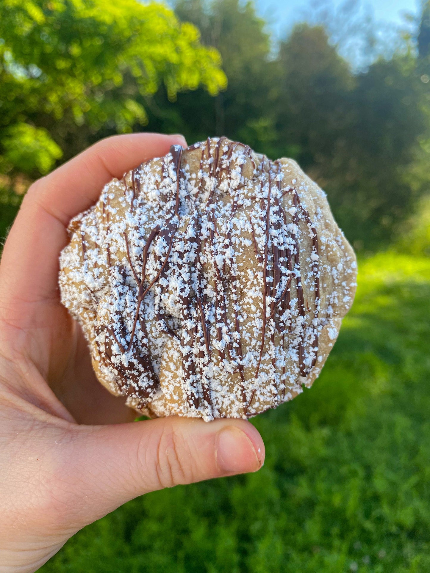 Stuffed Churro Funnel Cake Cookie Recipe: New York Style (Digital Recipe)