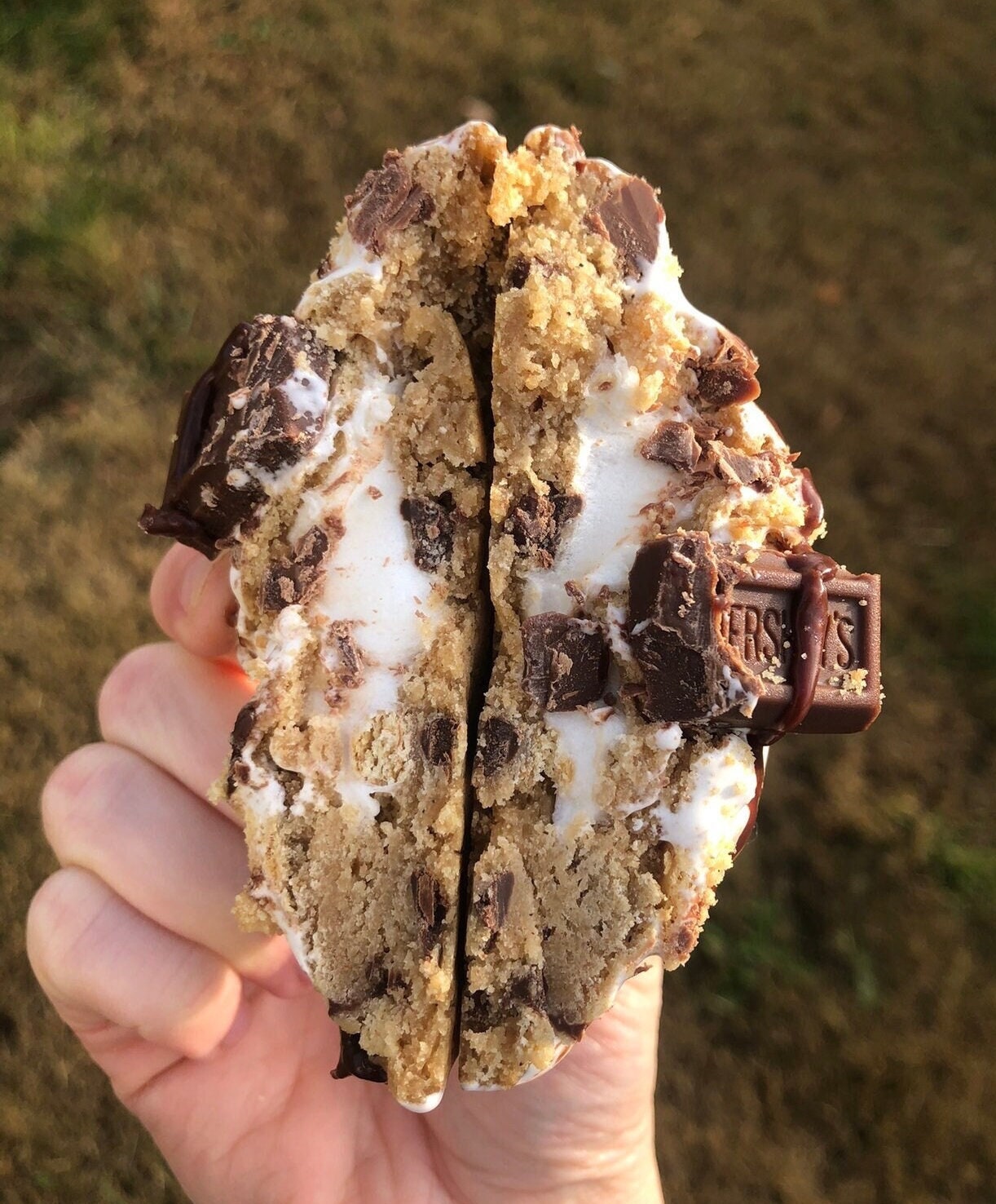 Giant Stuffed S'mores Cookie Recipe: New York Style (Digital Download)