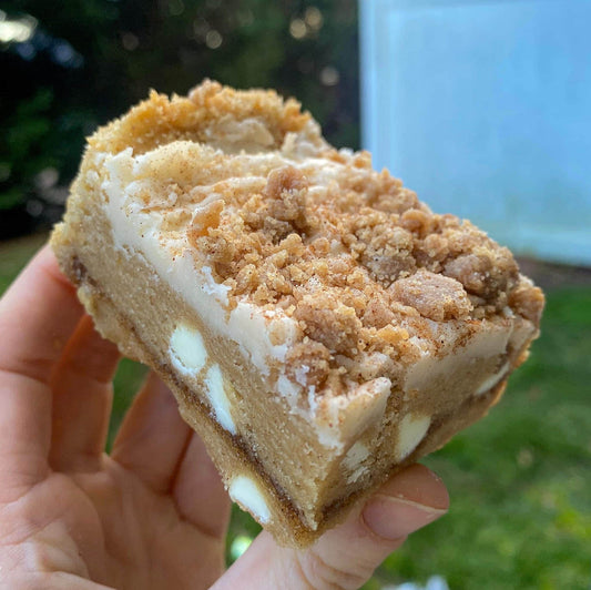 Cinnamon Roll Cookie Bar Recipe: Gourmet Stuffed Cookie Bars (Digital Download)