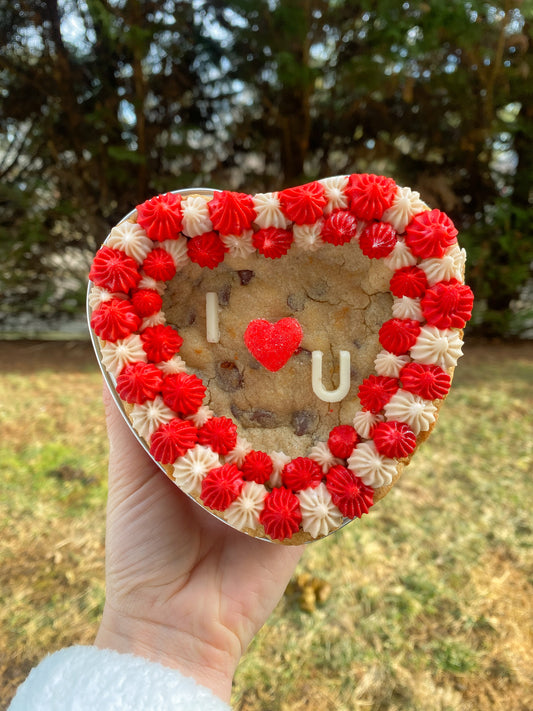 Valentines Day Cookie Cake Guide