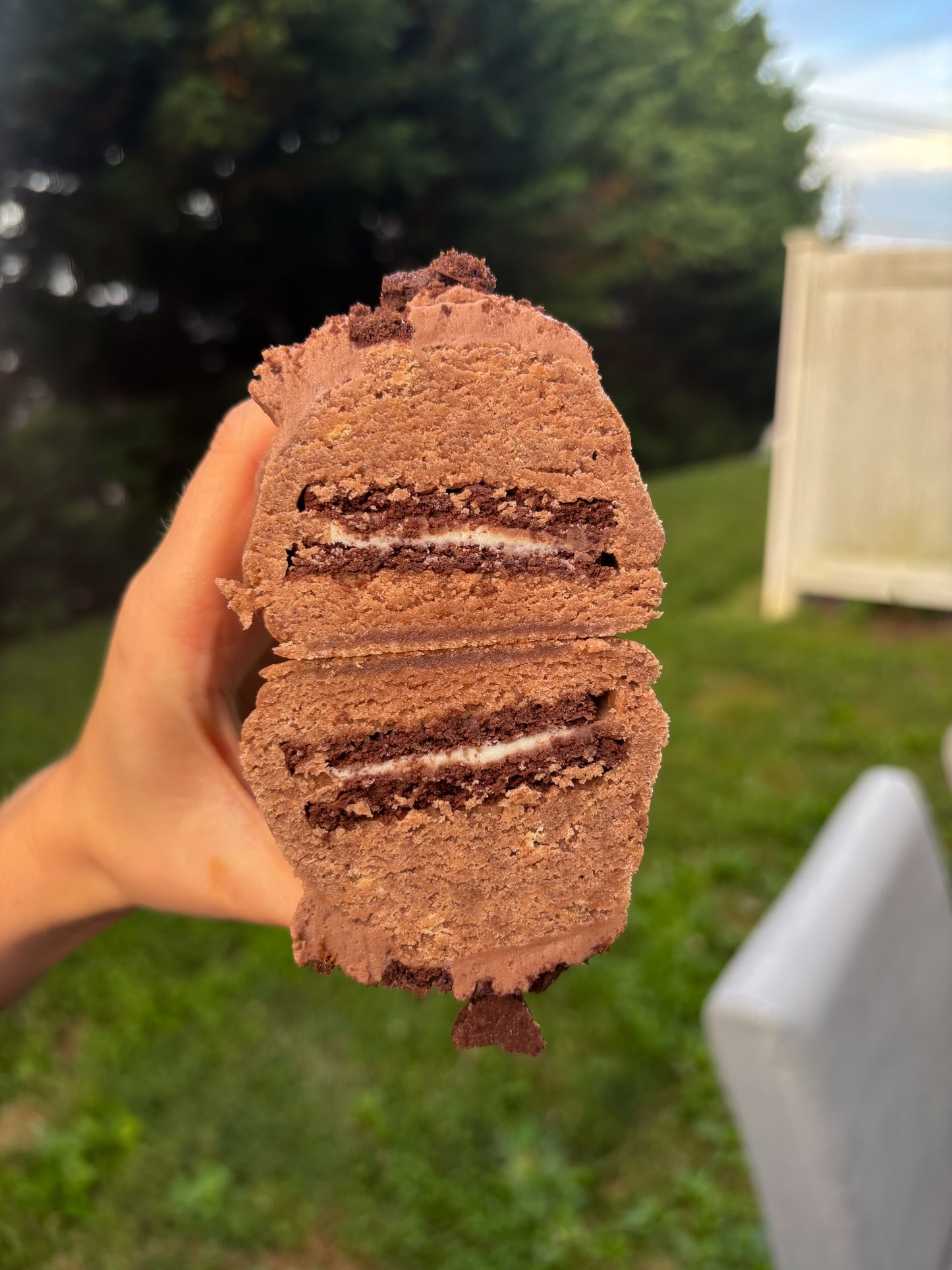 Cinnamon Chocolate Oreo Cookie Recipe (Free modification of the Key Lime Pie Cookie Recipe)