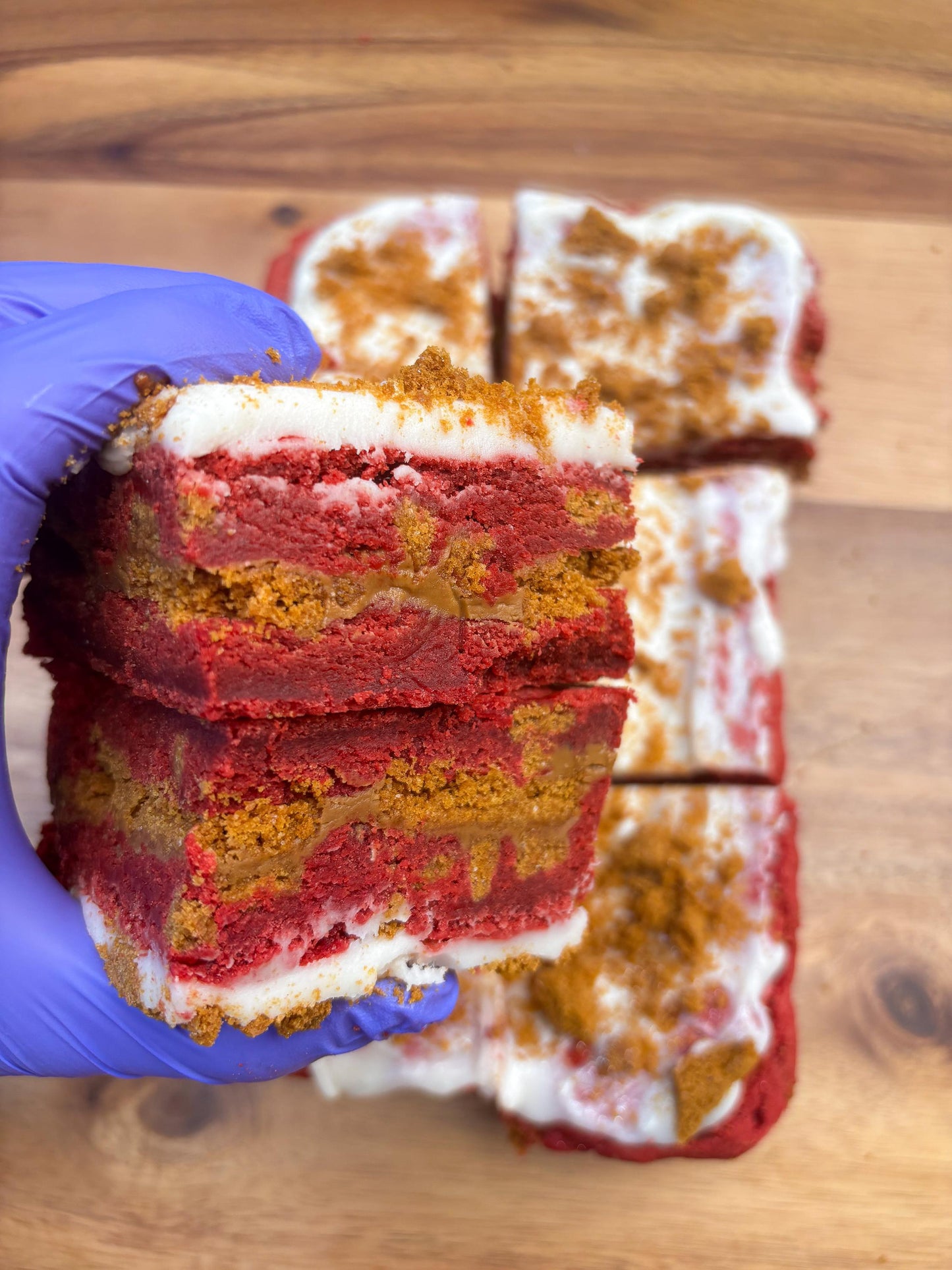 Red Velvet Cookie Butter Cookie Bars RECIPE: Gourmet New York Style (Digital Download)
