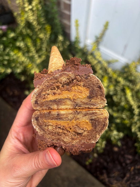 Peanut Butter Half Baked (Ice Cream Inspired) Cookie Recipe