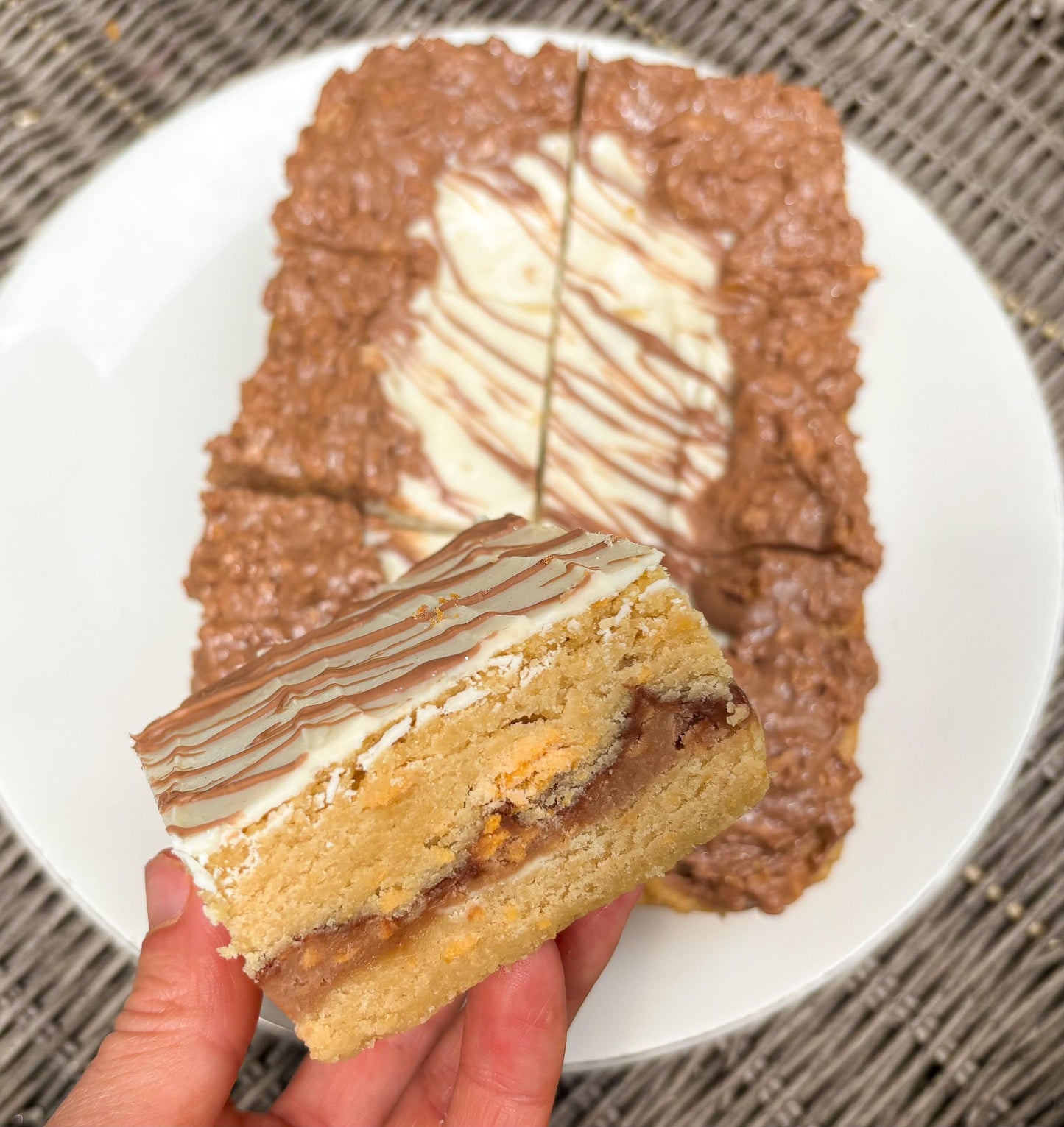 Kinder Bueno Cookie Bar Recipe: White Chocolate Hazelnut (Digital Download