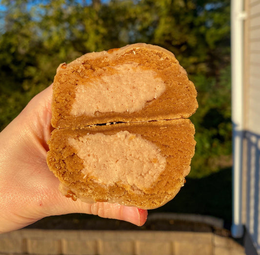Stuffed Gingerbread Cookie Recipe: Cinnamon Cream Cheese Filling (Digital Download)