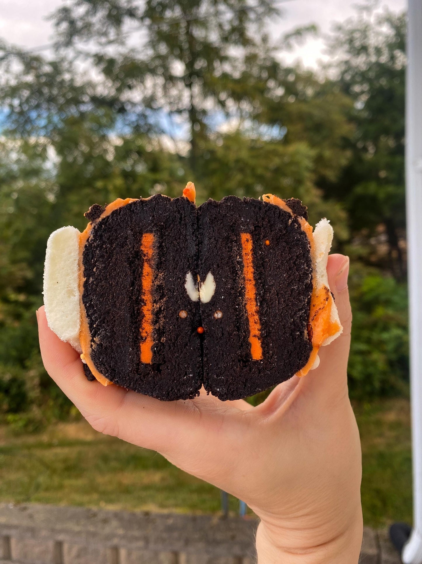 Stuffed Halloween Oreo Cookie Recipe: Black Cocoa Gourmet Cookie (Digital Download)